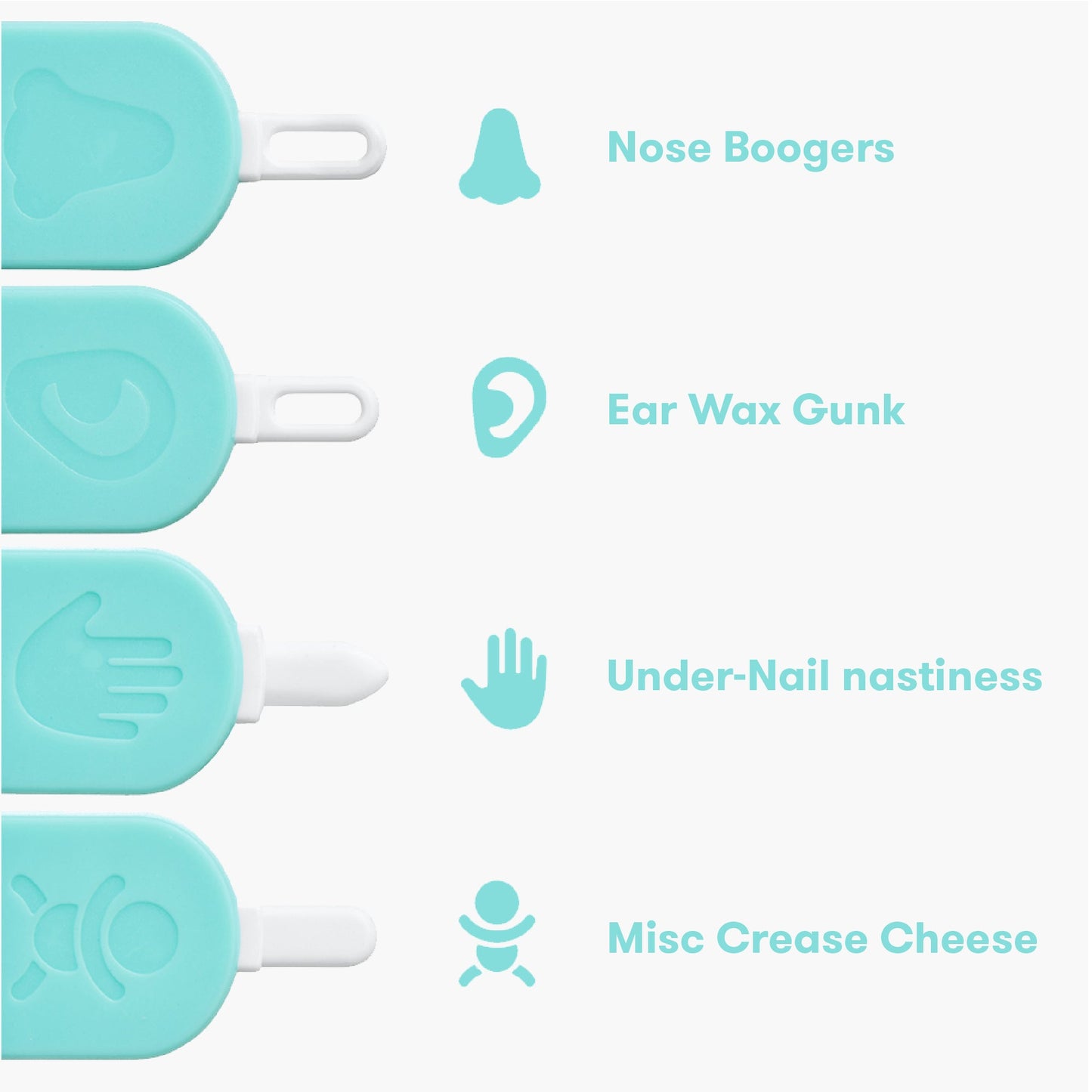 3-in-1 Nose, Nail + Ear Picker