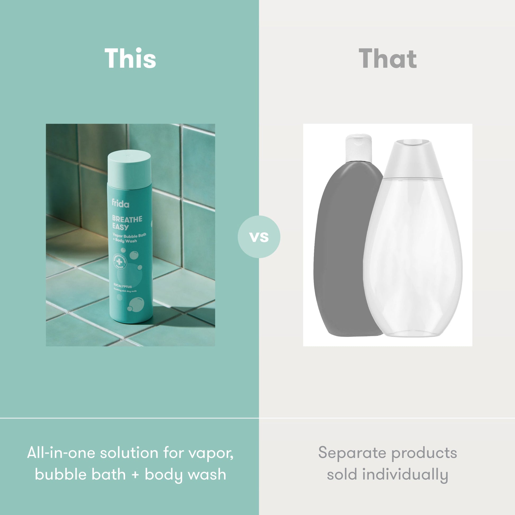Breathe Easy Vapor Bubble Bath + Body Wash