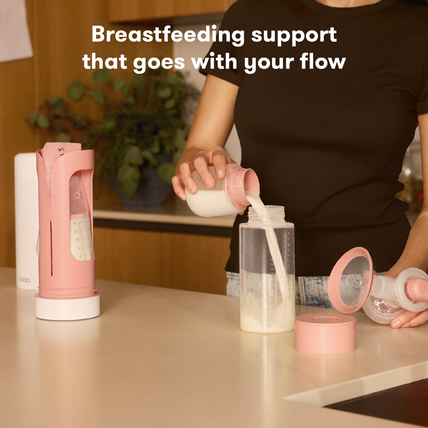 Breastmilk Storage Bags, 50ct Split Stash Freeze & Thaw Milk Bag