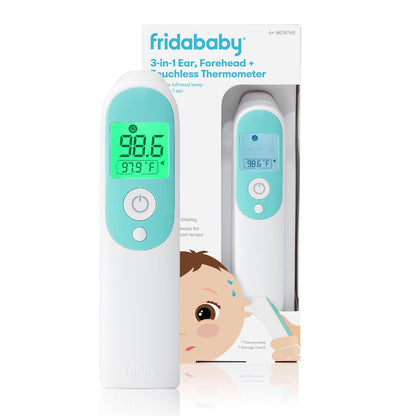 3-in-1 Ear, Forehead + Touchless Infrared Thermometer